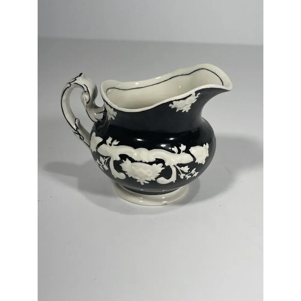 Marlborough George Jones‎ and Sons Rare Vintage Back White Creamer Made England